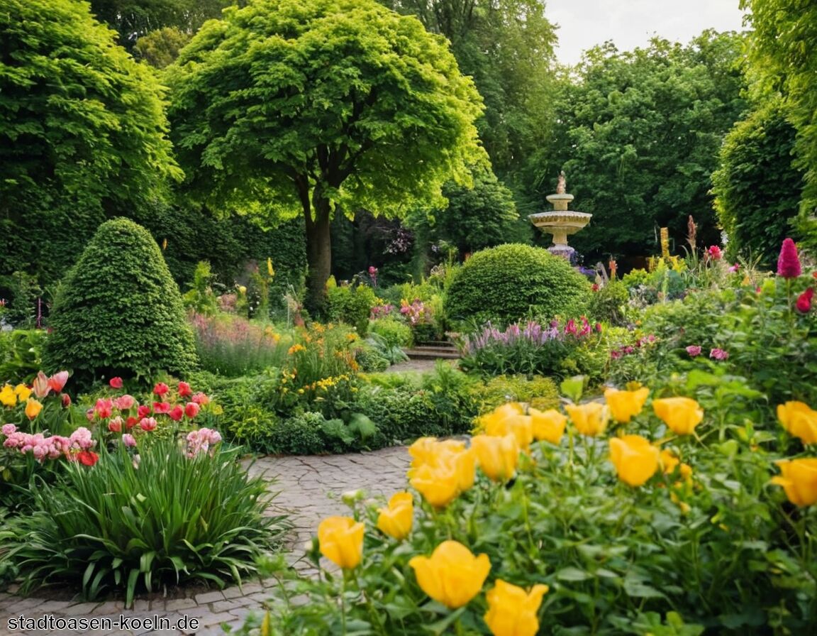 Interaktive Elemente für Besucher - Pantaleons Garten Köln