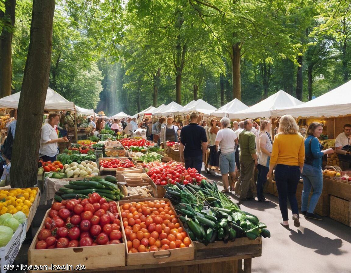 Wochenmarkt im Stadtwald - Die besten Wochenmärkte in Köln